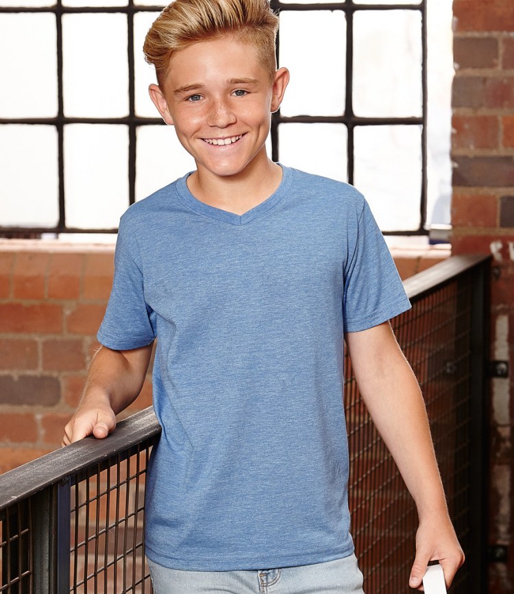 russell v neck t shirts