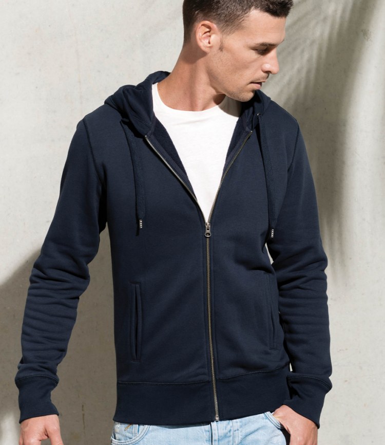 organic zip hoodie
