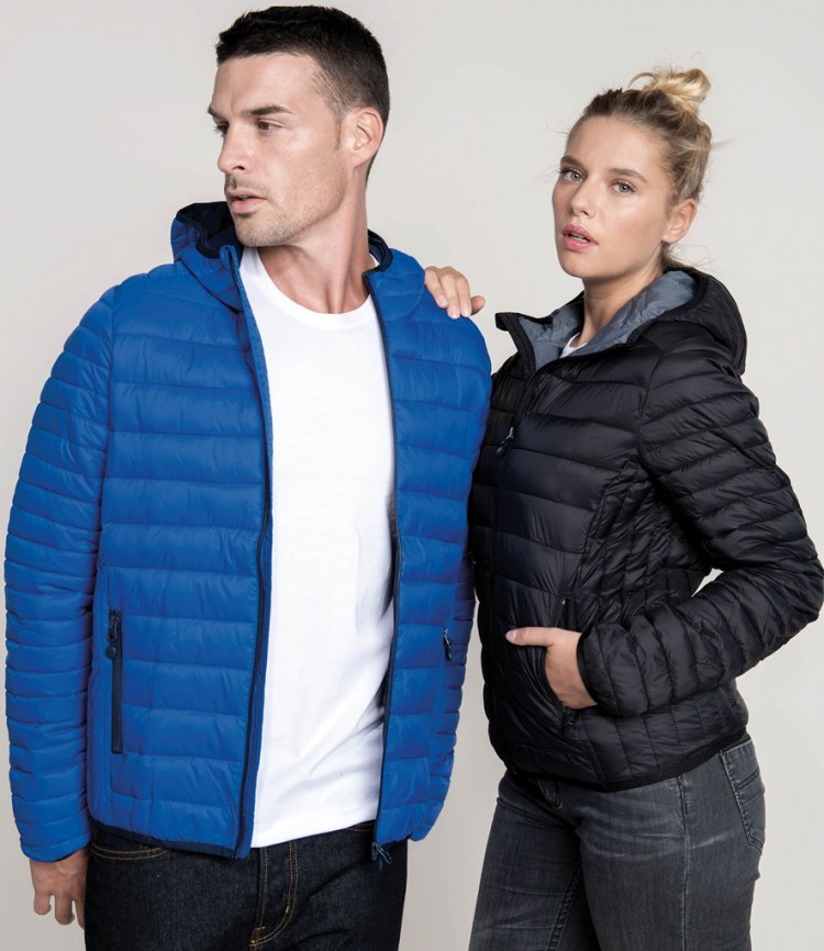 lightweight hooded down jacket