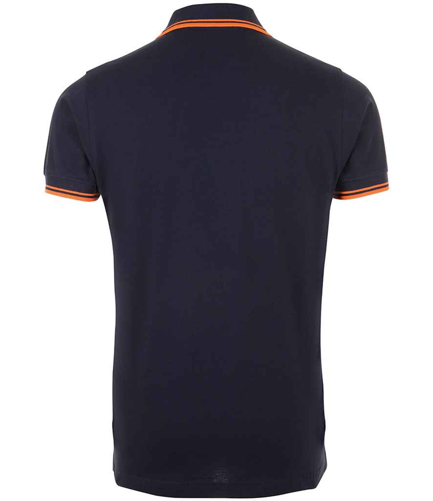 French Navy/Neon Orange