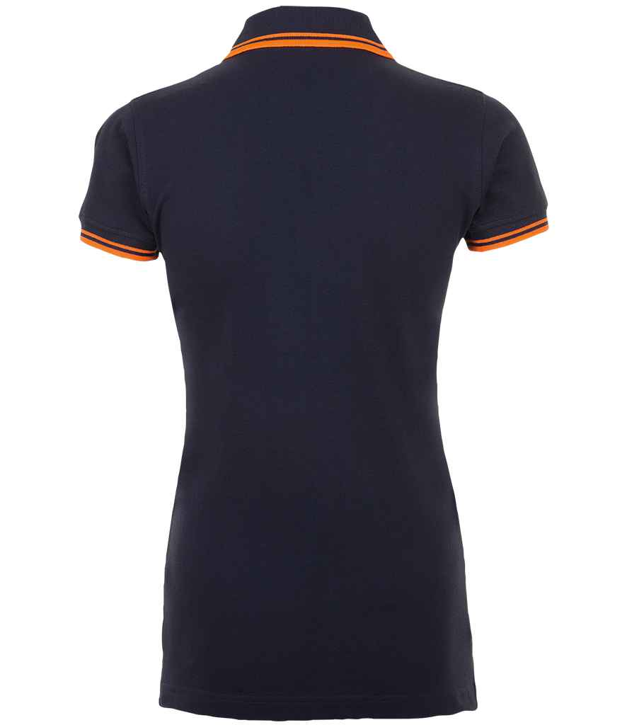 French Navy/Neon Orange