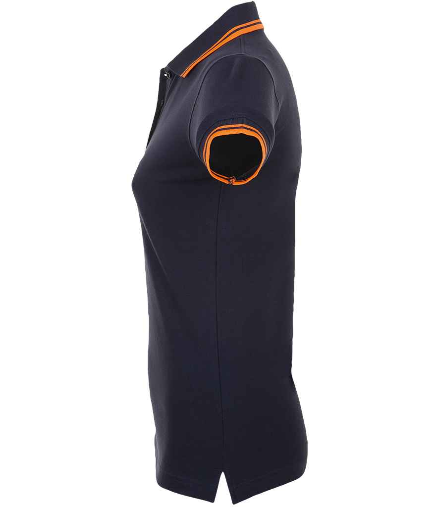 French Navy/Neon Orange