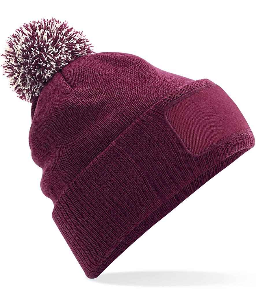 Burgundy/Off White