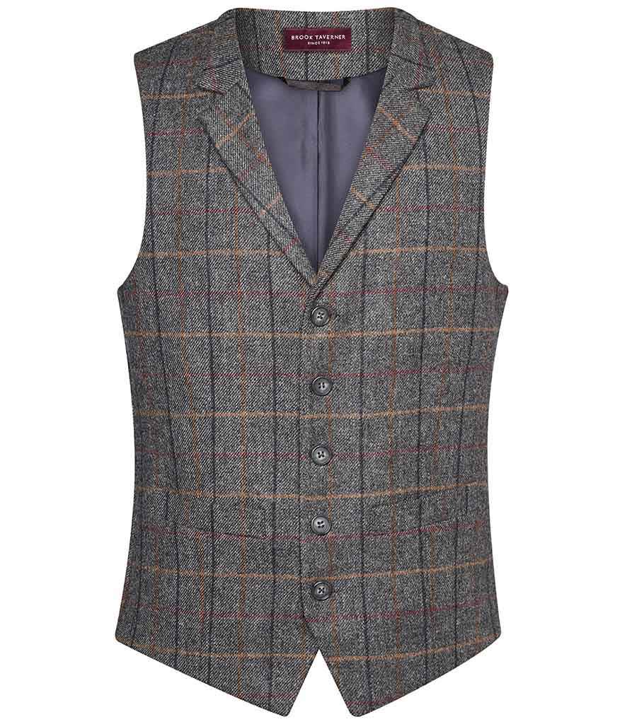 Grey Brown Check