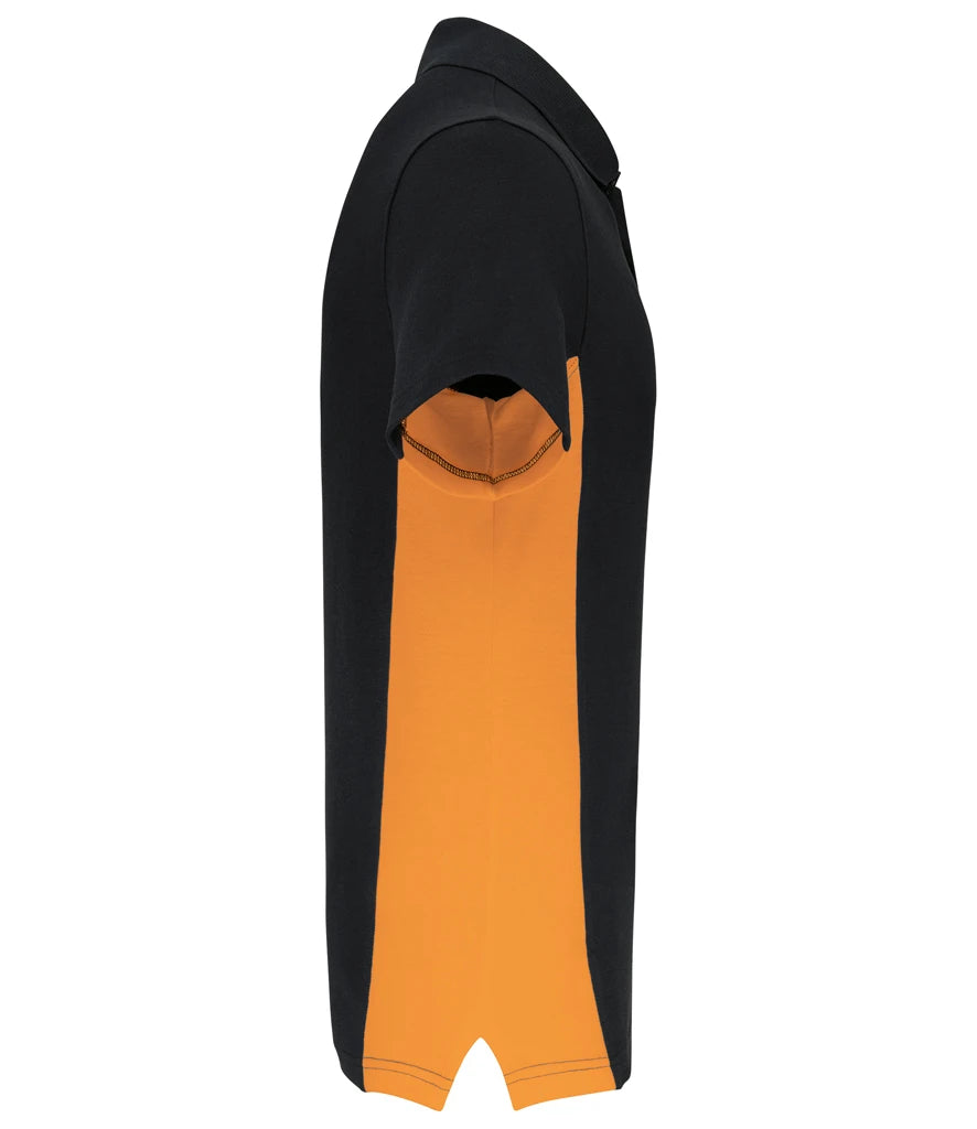 Black/Orange