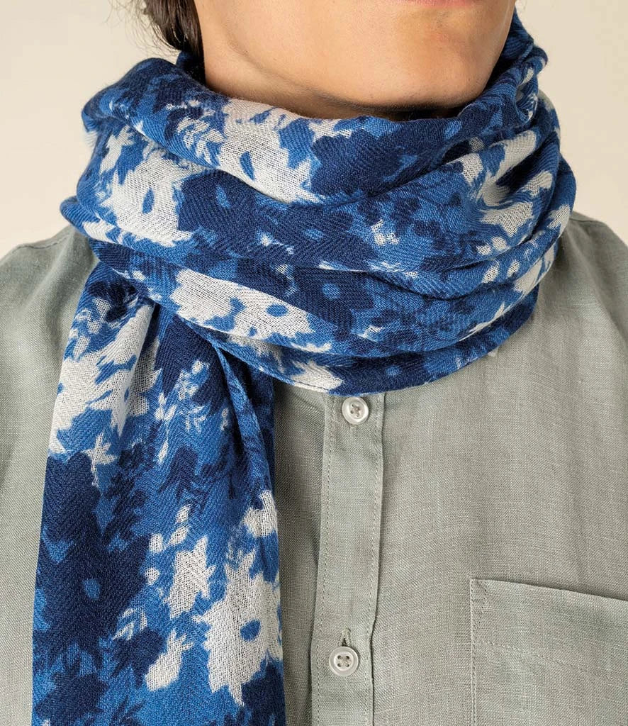 Blue Floral Print