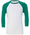 White/Kelly Green