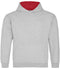 Heather Grey/Fire Red