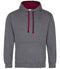 Charcoal/Burgundy