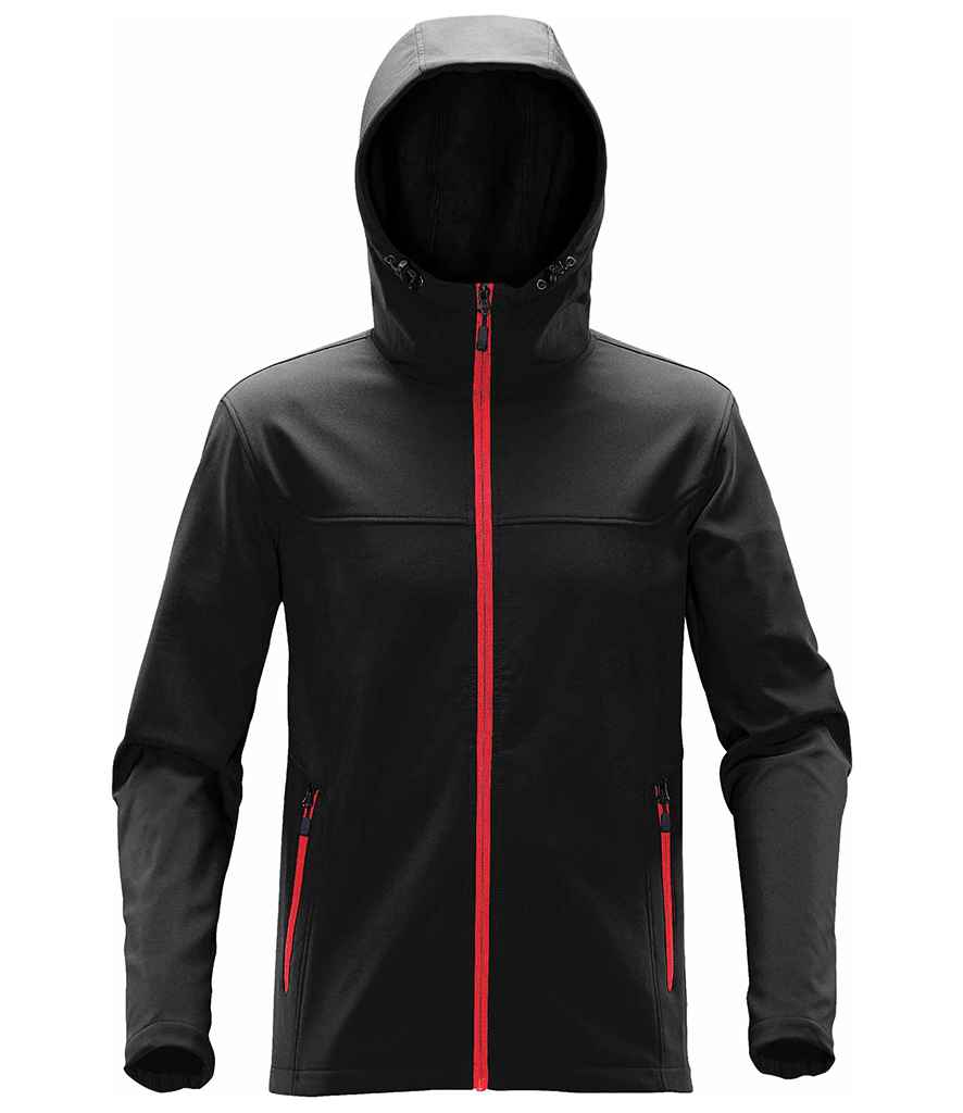Black/Bright Red