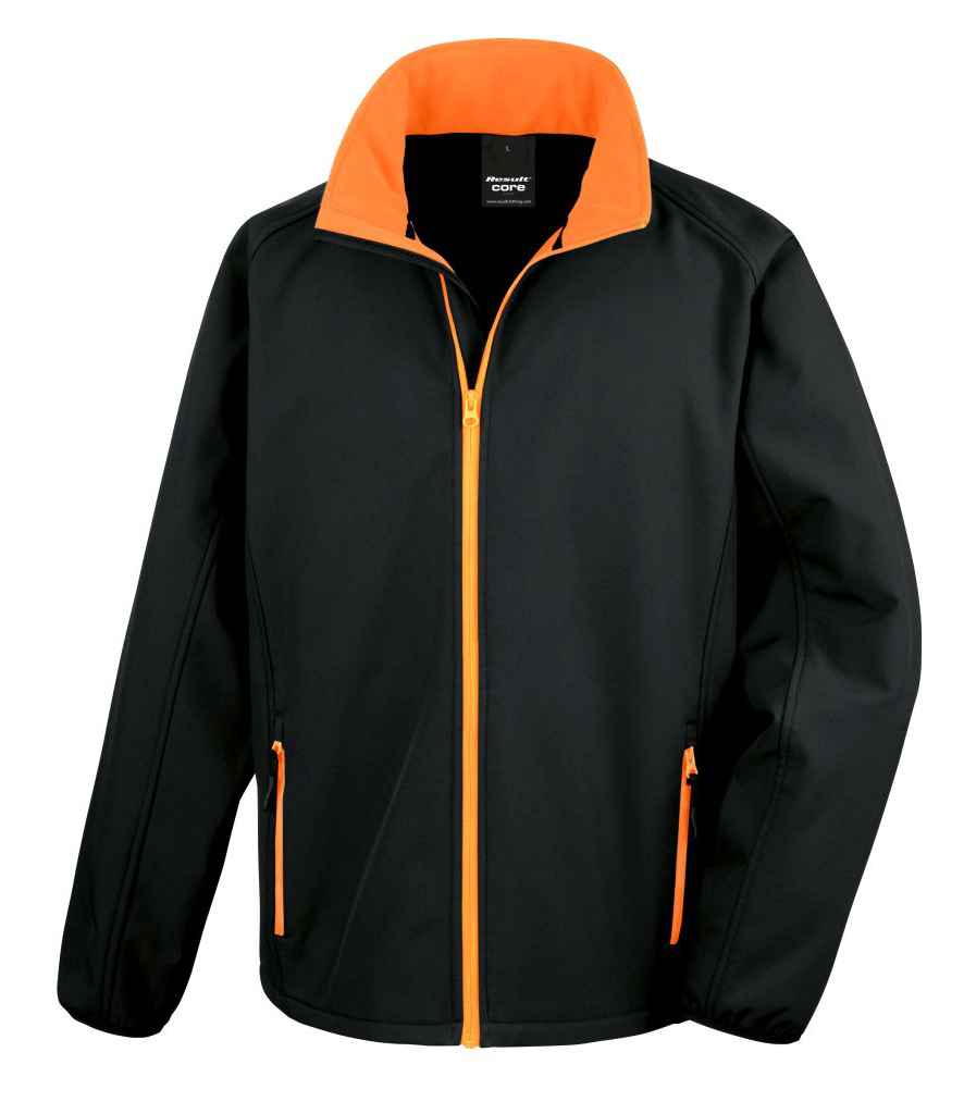 Black/Orange