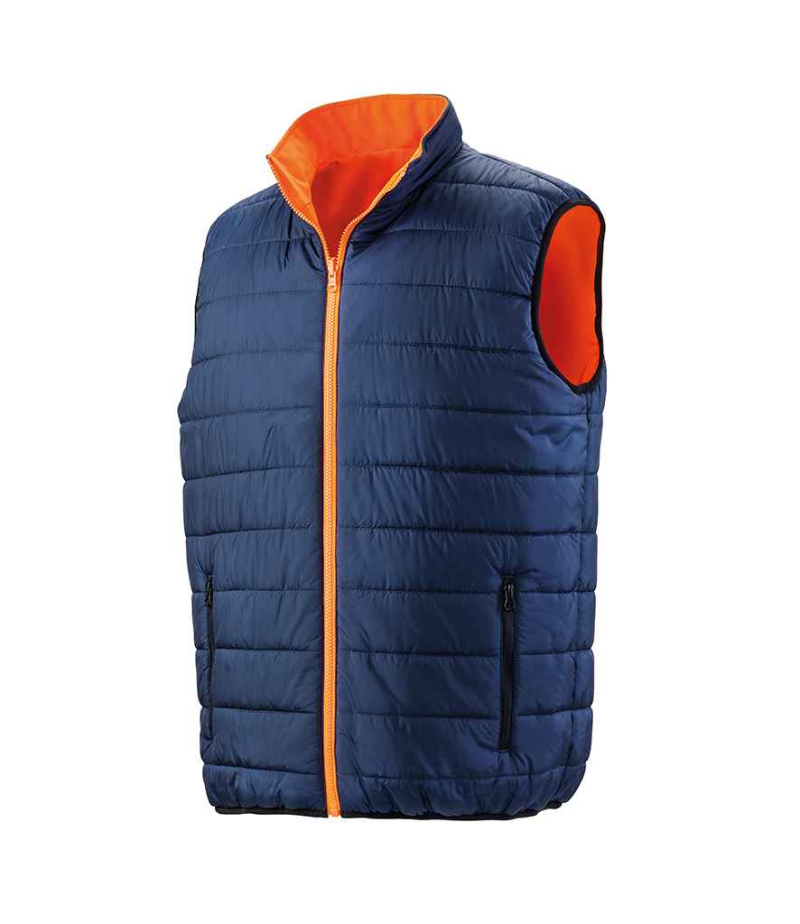Fluorescent Orange/Navy