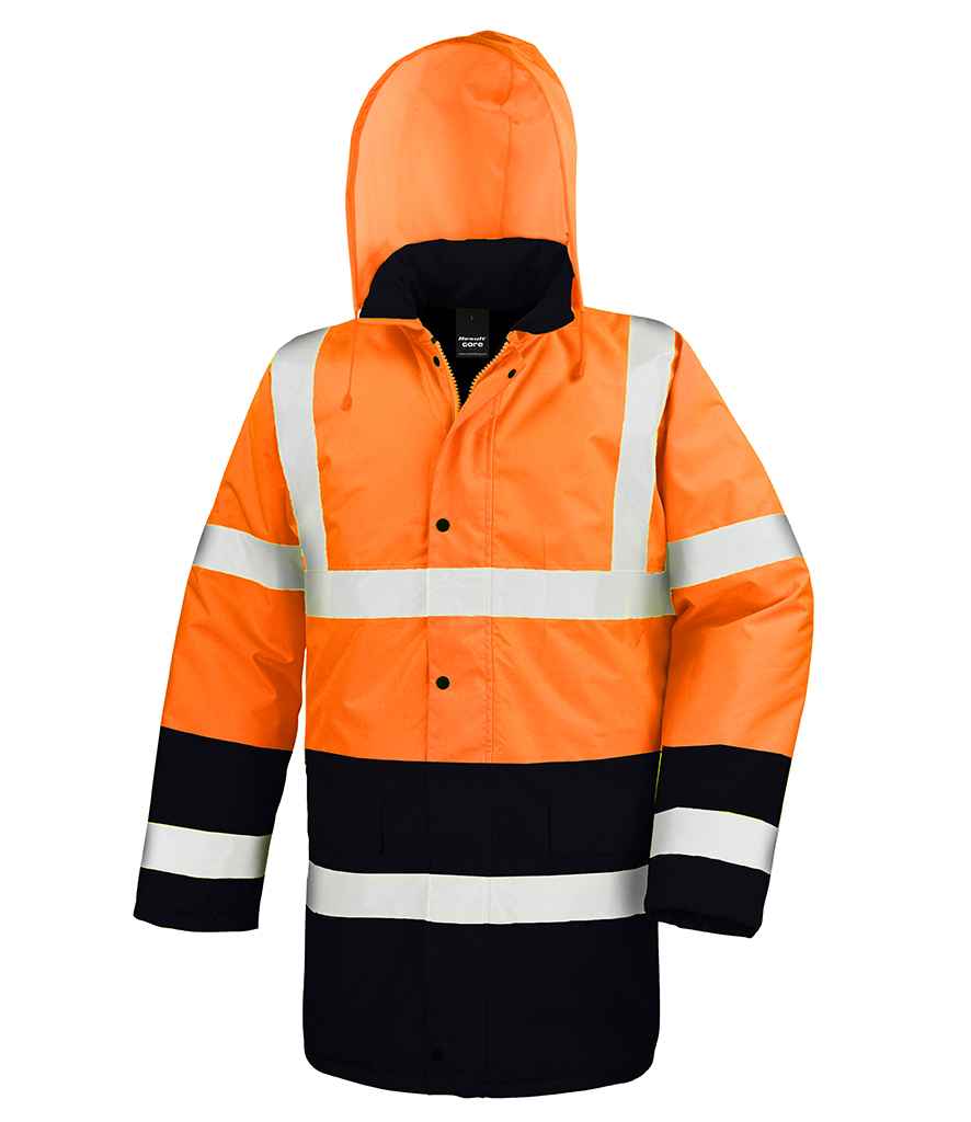 Fluorescent Orange/Black
