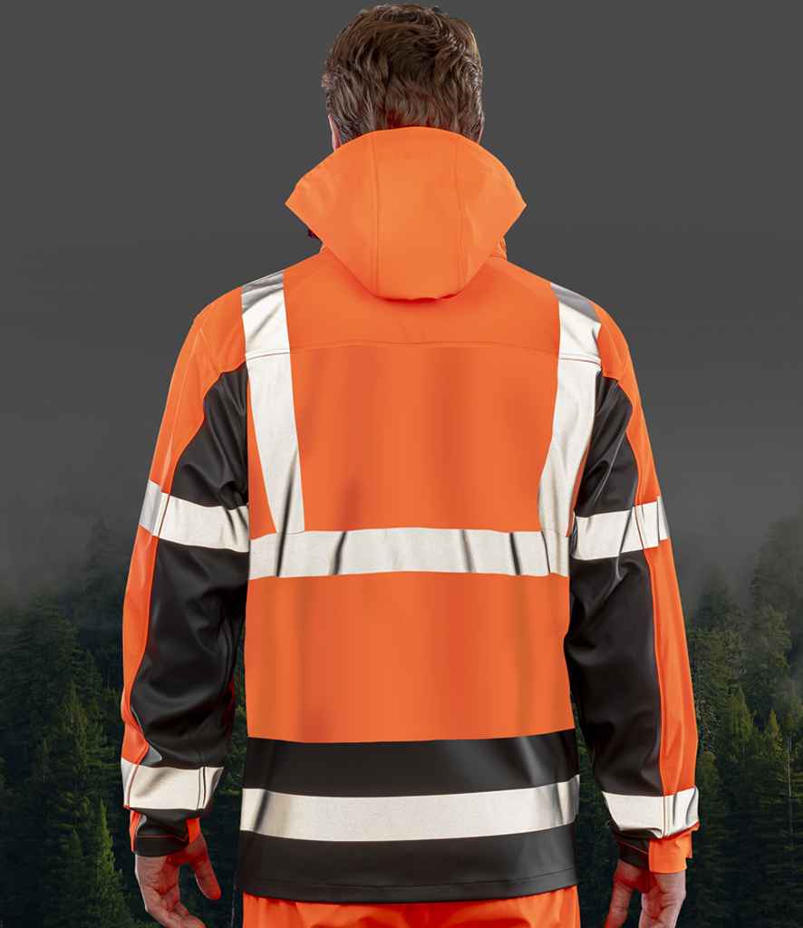 Fluorescent Orange/Black
