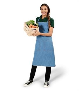 Brand Lab Denim Adjustable Bib Pocket Apron