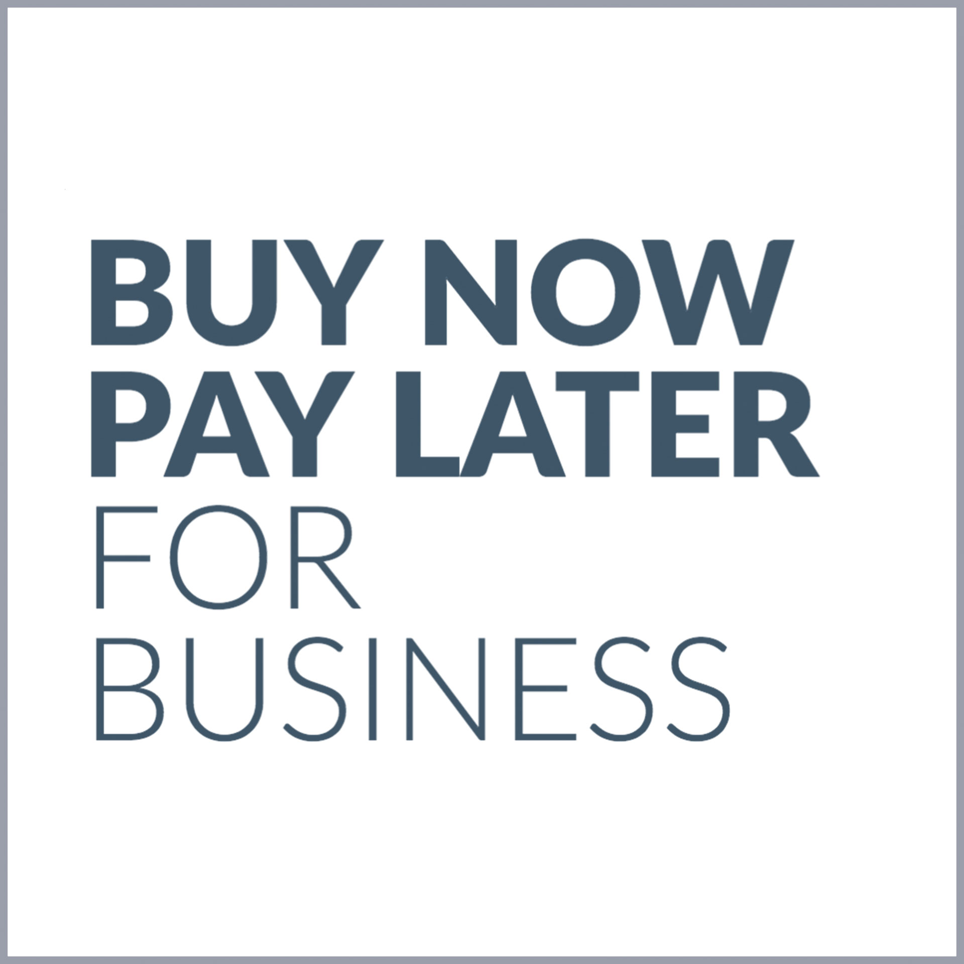 Buy Now Pay Later For Business