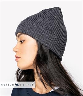 Native Spirit Wide Cuffed Beanie