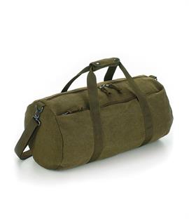 BagBase Vintage Canvas Barrel Bag