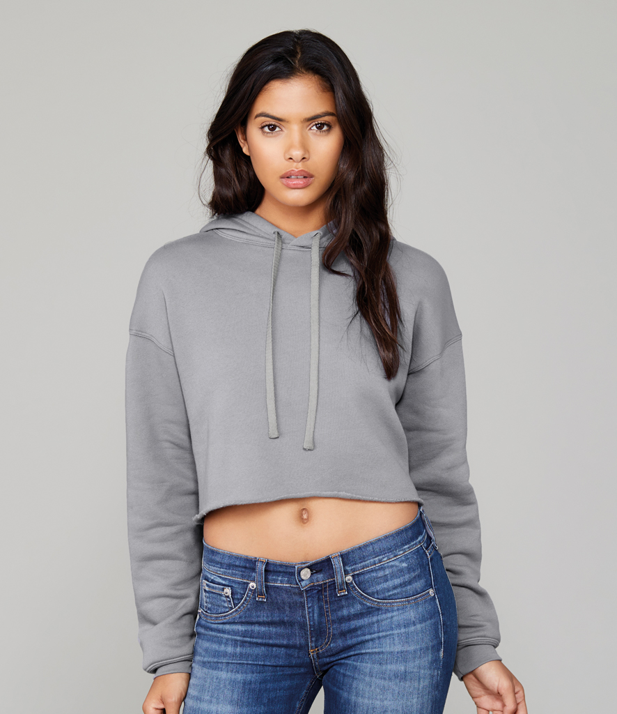 Bella Ladies Cropped Hoodie - Fire Label