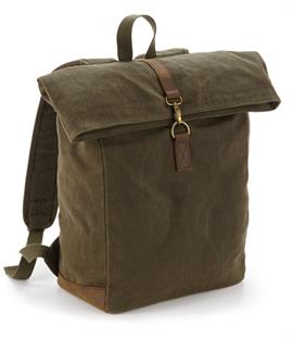 Quadra Heritage Waxed Canvas Backpack
