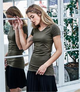 Tee Jays Ladies Fashion Stretch Long Length T-Shirt