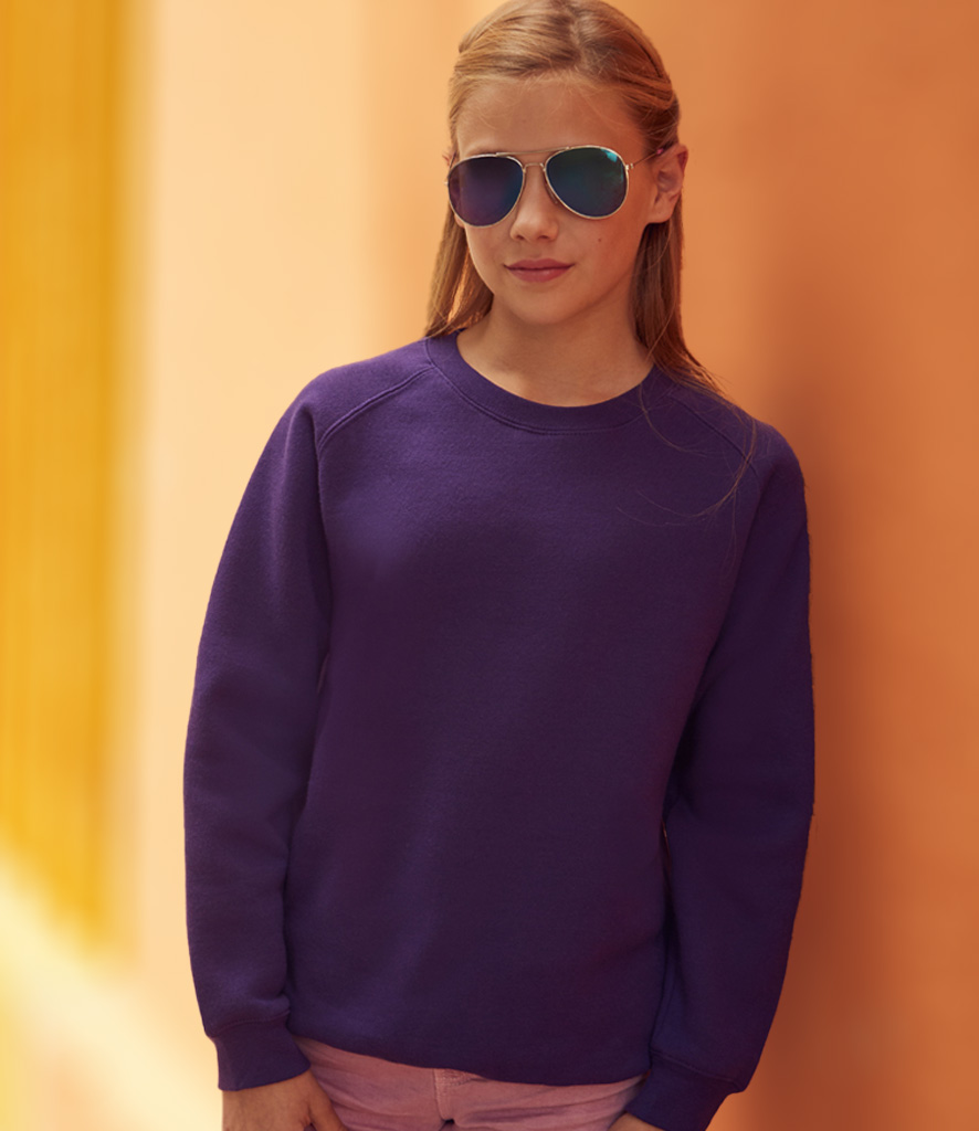 fruit of the loom raglan sweat