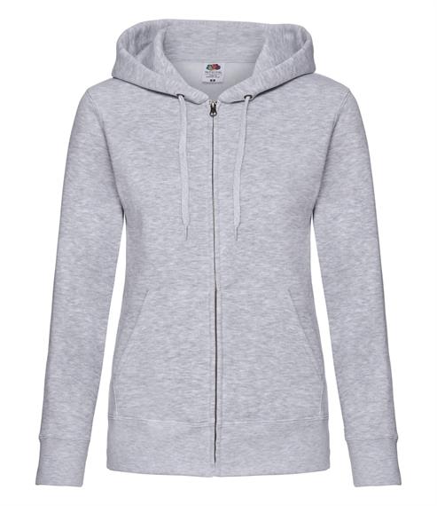 Fruit of the Loom Lady Fit Zip Hooded Jacket - Fire Label