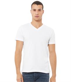 Canvas Jersey V Neck T-Shirt