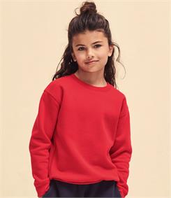 Fruit of the Loom Kids Premium Drop Shoulder Sweatshirt