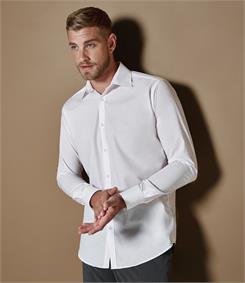 Kustom Kit Long Sleeve Slim Fit Business Shirt