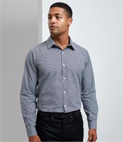 Premier Long Sleeve Microcheck Shirt