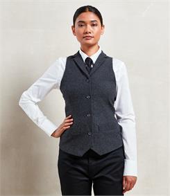 Premier Ladies Herringbone Waistcoat