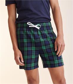 SF Men Tartan Lounge Shorts