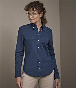 Tee Jays Ladies Long Sleeve Casual Twill Shirt