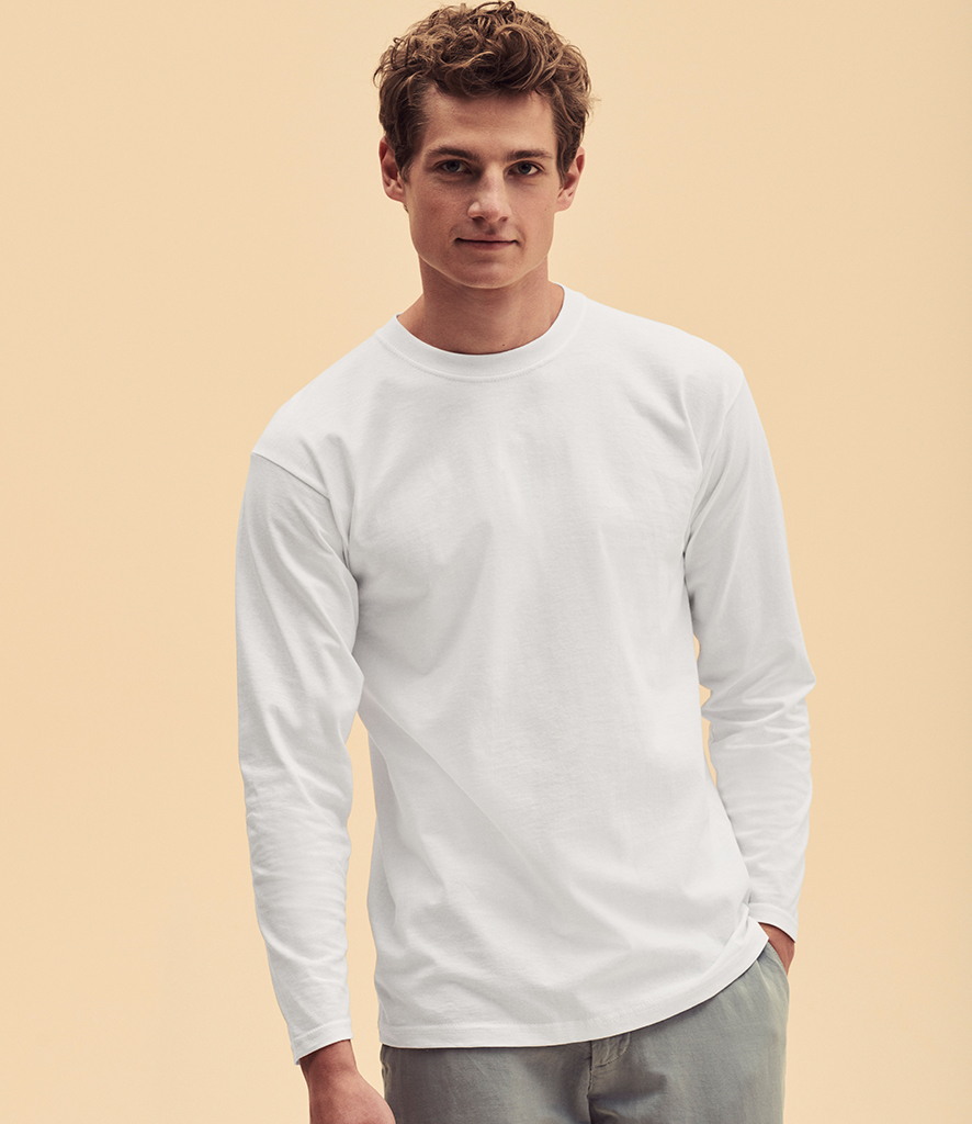 fruit of the loom long sleeve crew