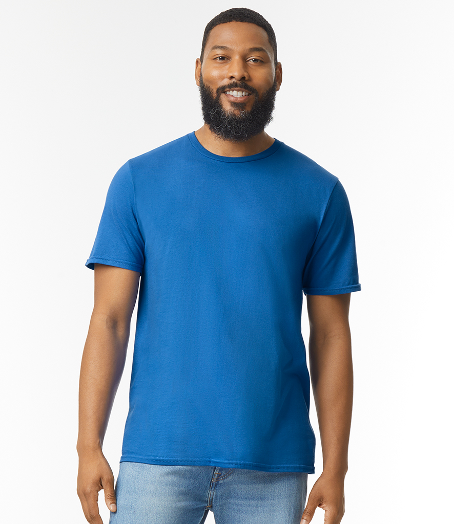 21 Colours Gildan Mens 100% PREMIUM COTTON T-SHIRT Soft Feel Plain T Shirt 