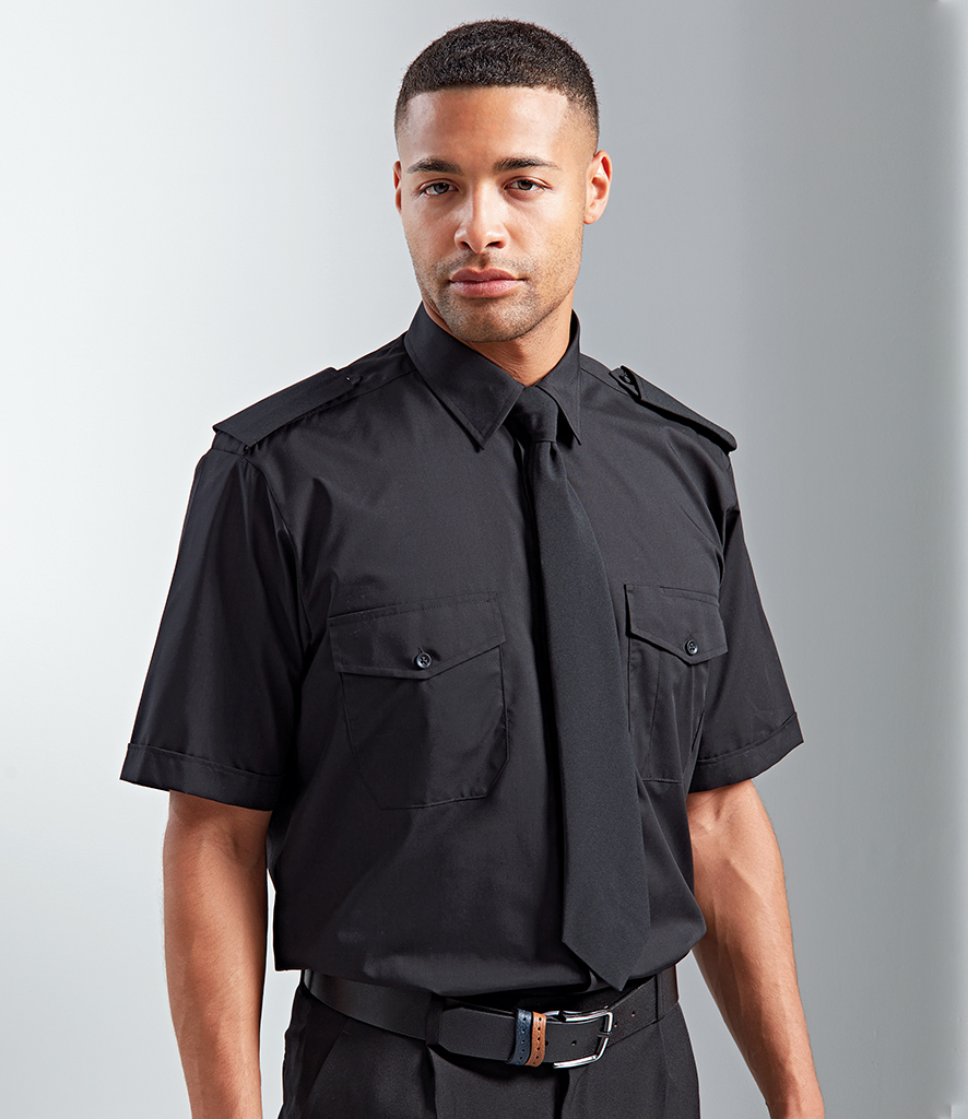 Premier Easycare Long Sleeve Pilot Shirt 