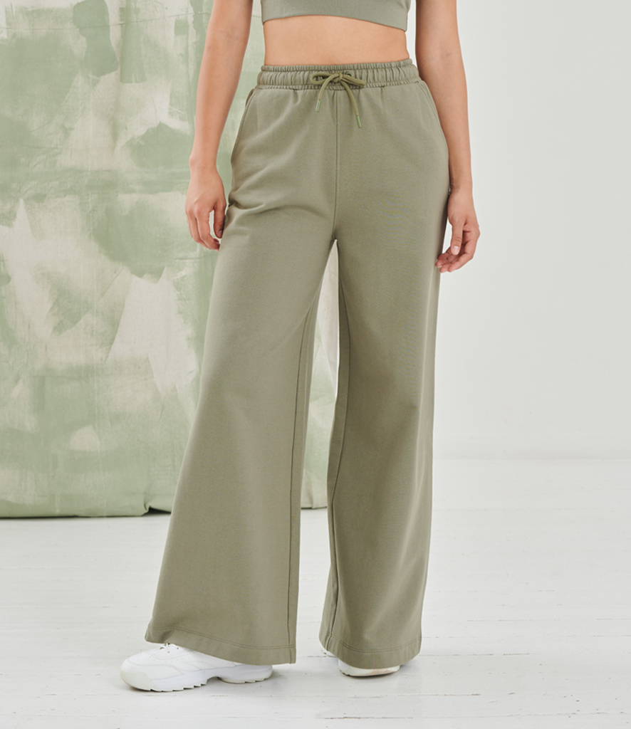 SF Ladies Sustainable Wide Leg Joggers - Fire Label