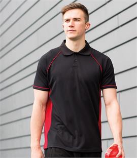 Finden & Hales Performance Panel Polo shirt