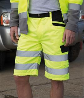 Result Safe-Guard Hi-Vis Cargo Shorts