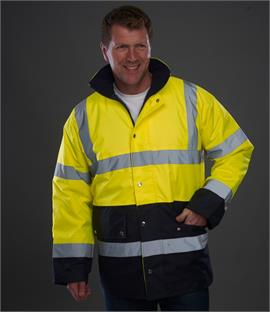 Yoko Hi-Vis Two Tone Motorway Jacket