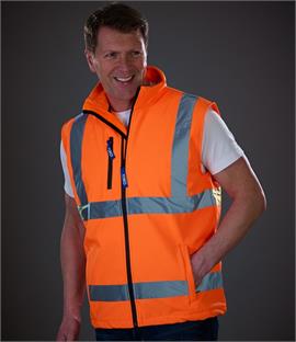 Yoko Hi-Vis Soft Shell Gilet