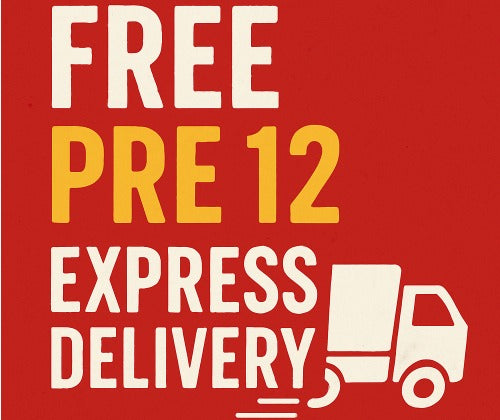 FREE EXPRESS DELIVERY BEFORE 12* pm