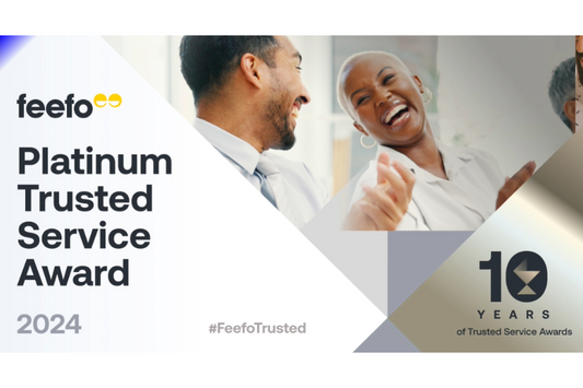 Awards - Fire Label receives Feefo Platinum Trusted Service Award 2024