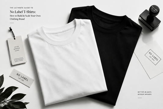 The Ultimate Guide to No Label T-Shirts: How to Build & Scale Your Own Clothing Brand