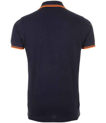 French Navy/Neon Orange