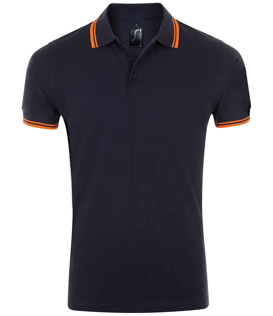 French Navy/Neon Orange