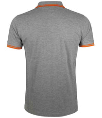 Grey Marl/Orange