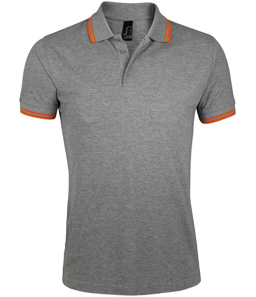 Grey Marl/Orange