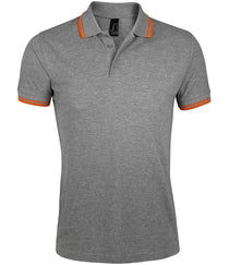 Grey Marl/Orange
